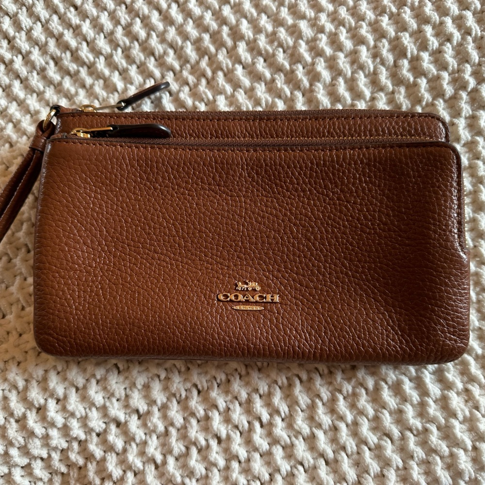 Coach Double Zip Wallet